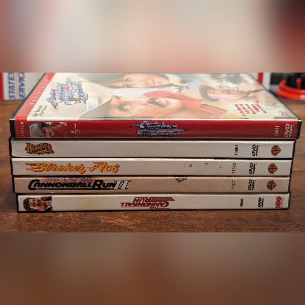 Burt Reynolds 5 DVD Bundle